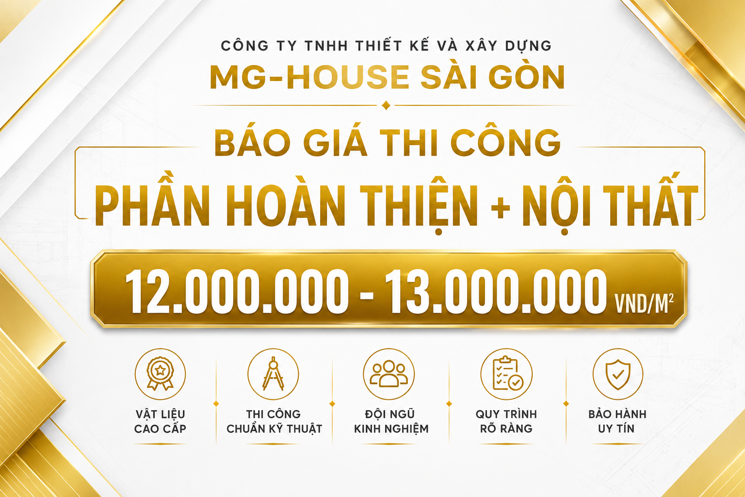 Báo giá xây nhà trọn gói 