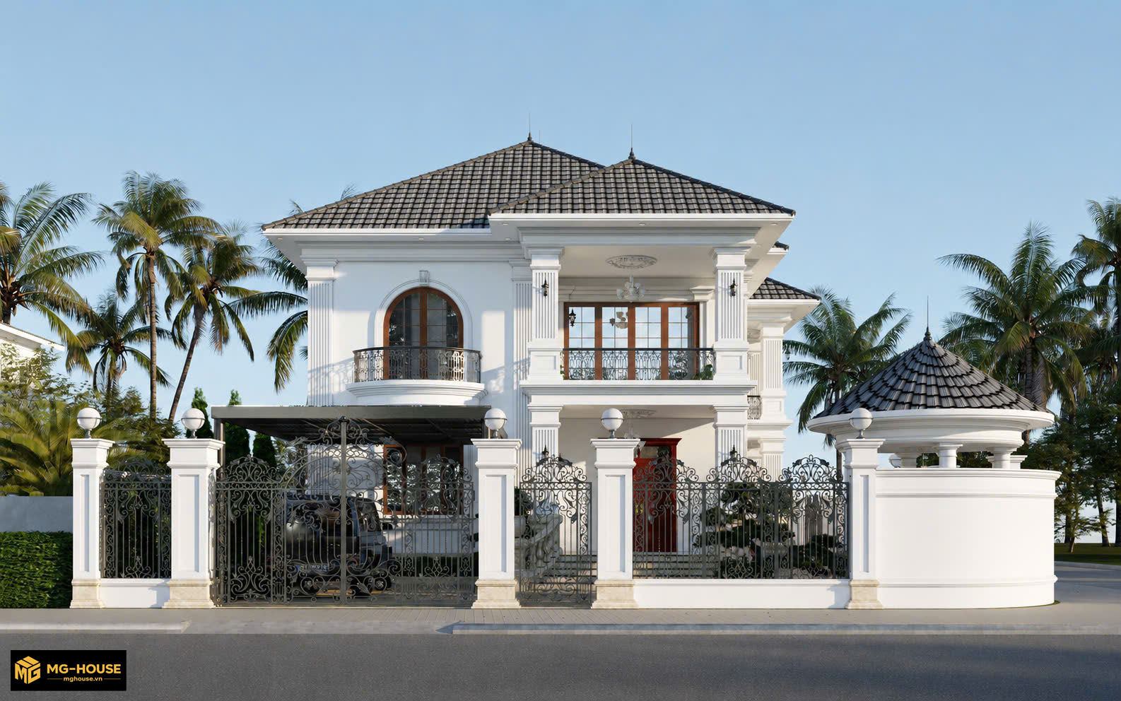 Biệt thự 2 tầng 11 x 32m